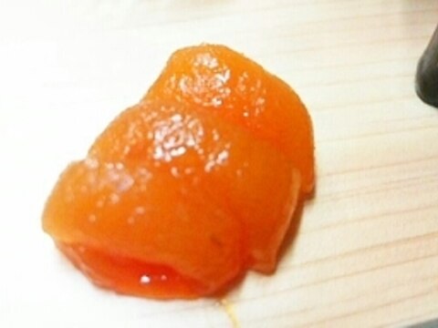 デザートにおつまみに、あんぽ柿の日本酒漬け